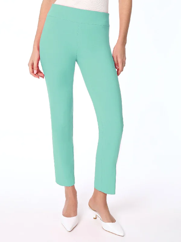 women's velvet pantsSolid Stretch Pull-On Straight Leg Pant