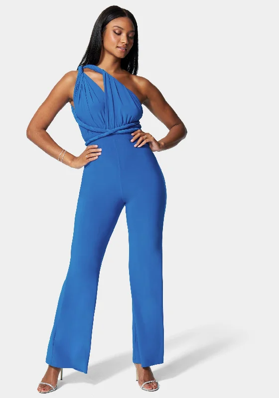 women's cropped jumpsuitsConvertible Slinky Jumpsuit