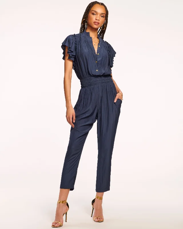 women's jumpsuits with zippersLane Smocked Jumpsuit