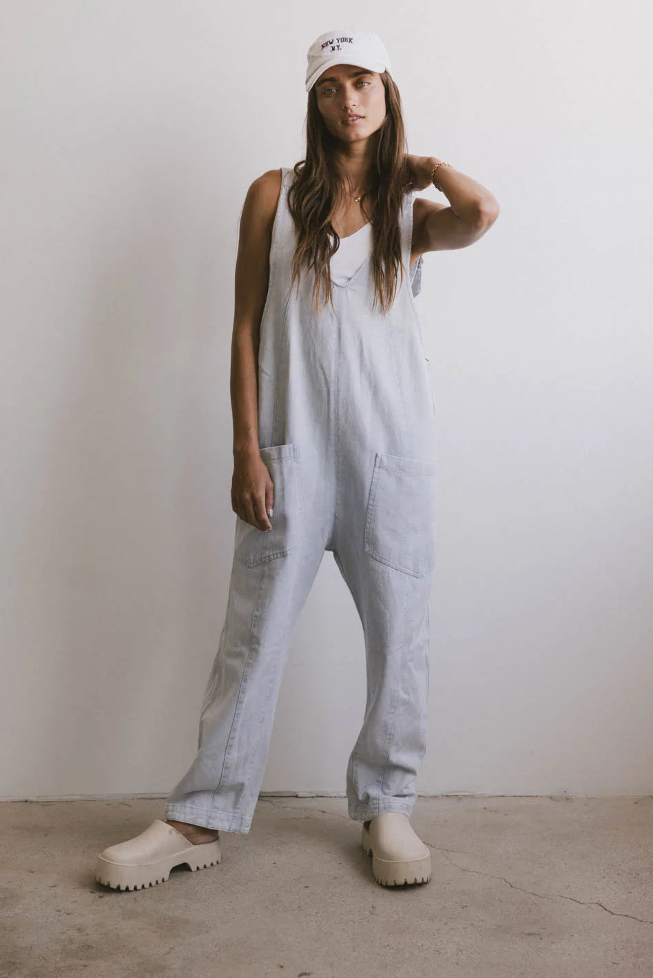 women's jumpsuits with metallic finishesMarie Jumpsuit in Blue