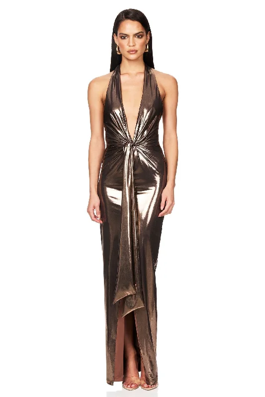 women's prom dressesNookie Chroma Gown - Rose Gold