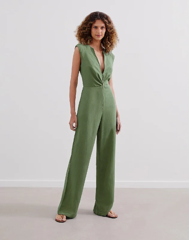 women's jumpsuits for summerRaika Detail Jumpsuit (exchange only) - Aspen