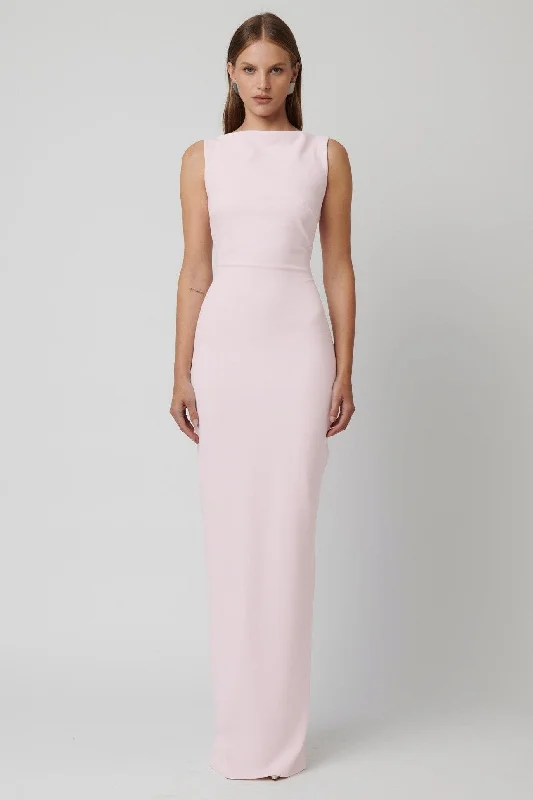 women's ethical fashion dressesVerona Gown - Ice Pink