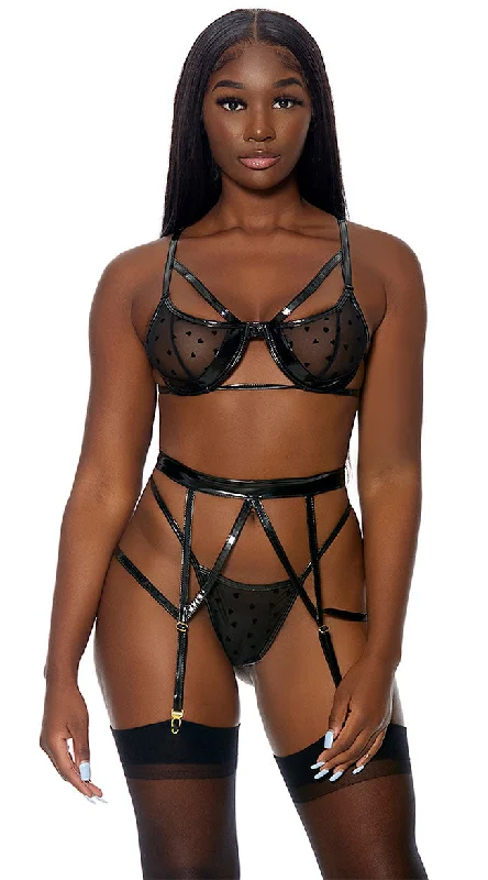 Camouflage Plus-Size BrasTake To Heart Lingerie Set