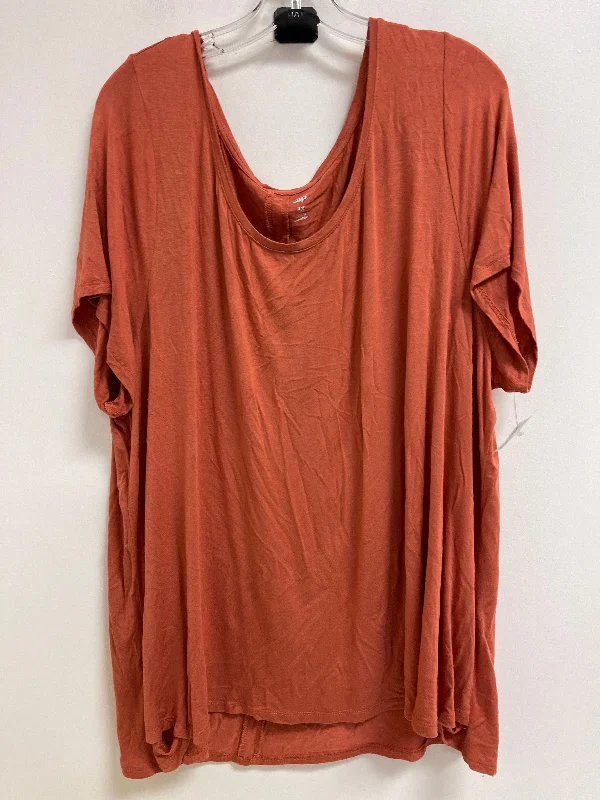 camisoles for womenTop Short Sleeve Basic By Dip In Orange, Size: 3x