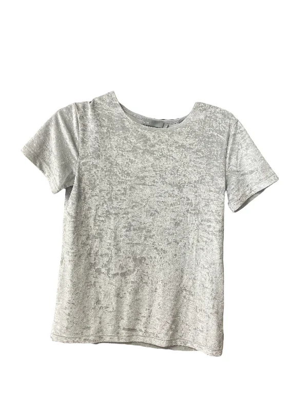 women's stylish topsTop Short Sleeve Basic By Vince In Grey, Size: Xs