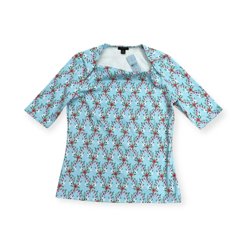 women's tops for maximalist fashion loversTop Short Sleeve By Ann Taylor In Blue & Red, Size: Xsp