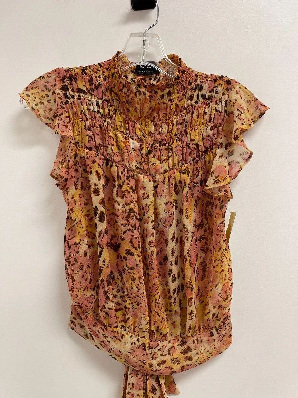 women's tops for those who want to create outfits that are both unique and memorableTop Short Sleeve By Bardot In Pink & Yellow, Size: Xs