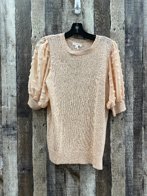 women's tops for those who want to make a fashion statementTop Short Sleeve By Blu Pepper In Peach, Size: S