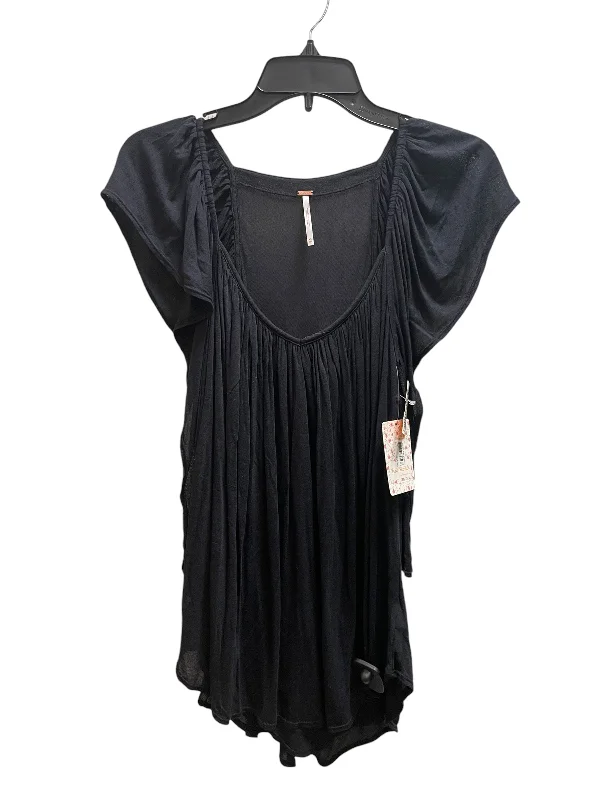 women's tops for fashion-conscious professionalsTop Short Sleeve By Free People In Black, Size: Xs