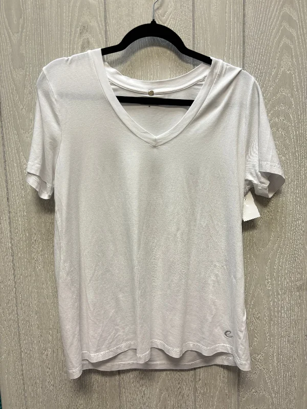 women's tops for those who believe in expressing their individuality through fashionTop Short Sleeve By Johnny Was In White, Size: M