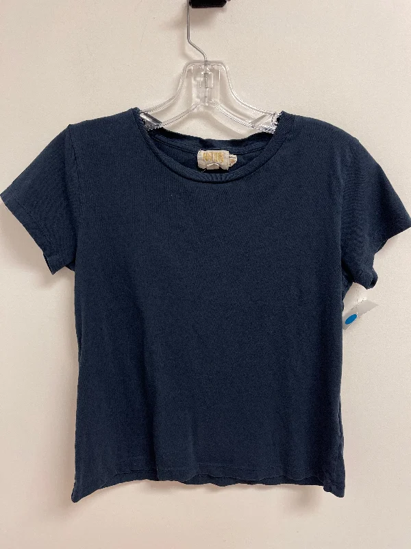 women's tops for those who want to show off their figure in a flattering wayTop Short Sleeve By Nation In Blue, Size: Xs