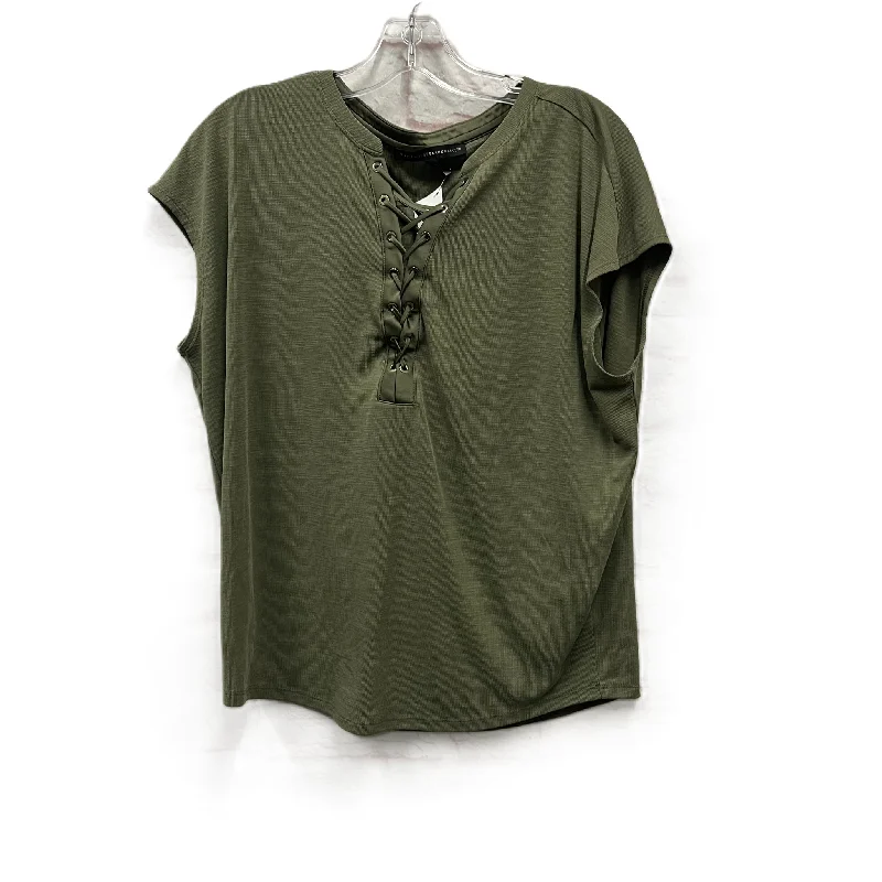 women's tops for fashion-forward individualsTop Short Sleeve By White House Black Market In Green, Size: M