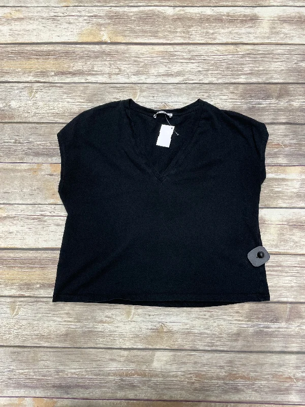 women's tops for those who want to create outfits that reflect their personal style and sense of fashionTop Short Sleeve By Zara In Black, Size: S